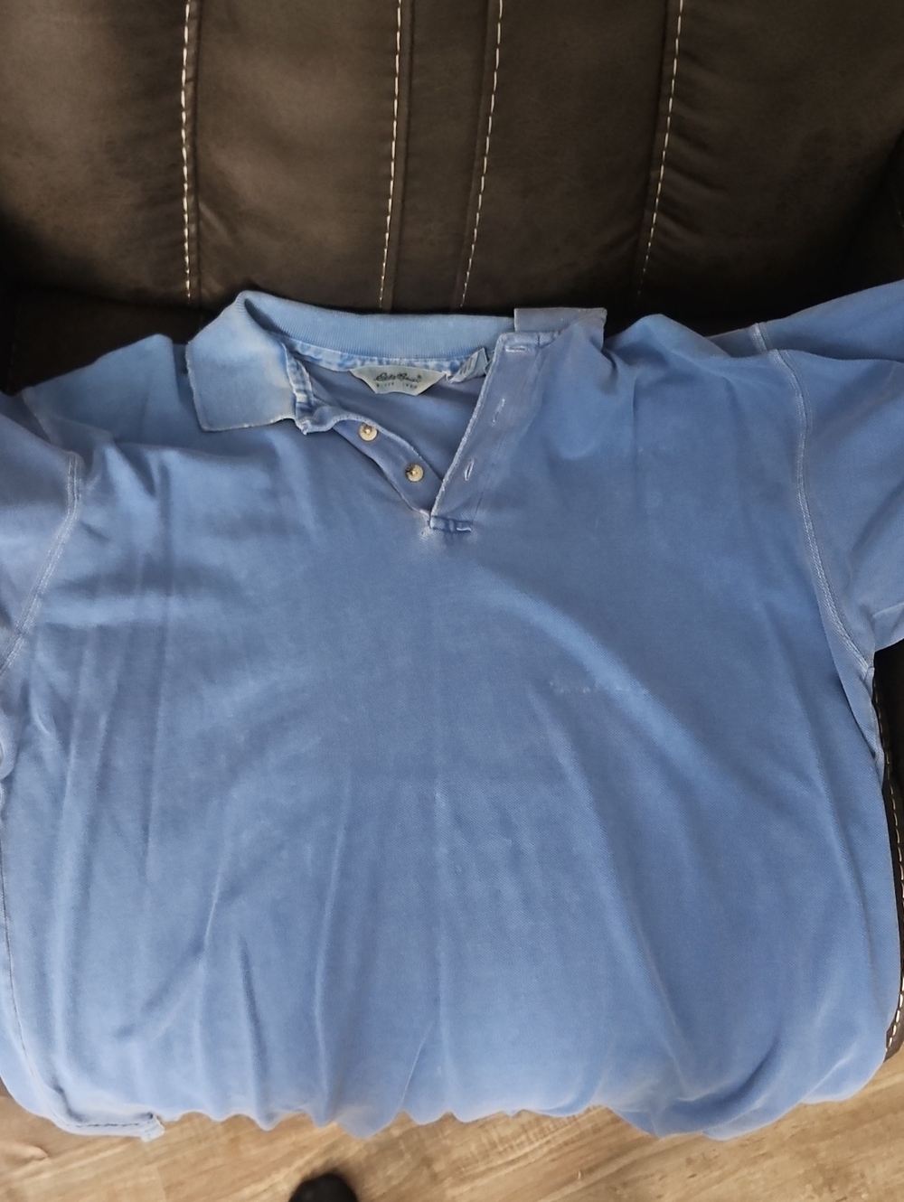 Eddie Bauer Sky Blue Polo Shirt